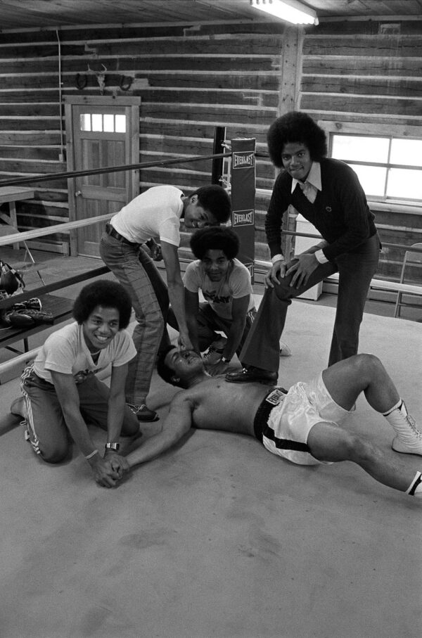 Deer Lake, 1977.  With the Jacksons.