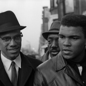 New York, 1963. With Malcolm X.