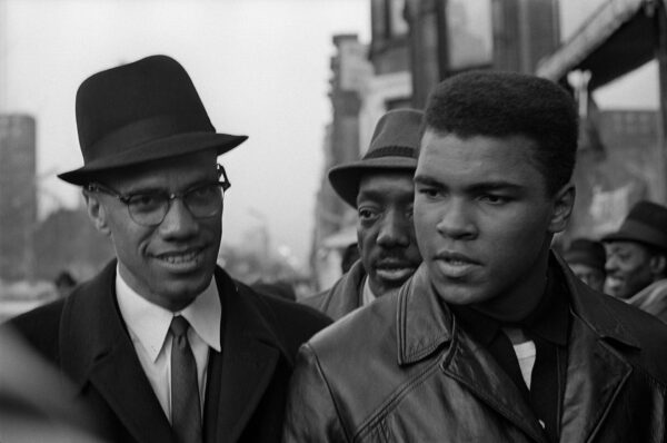 New York, 1963. With Malcolm X.